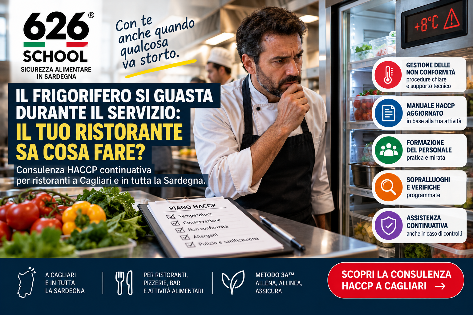 Il frigorifero si guasta durante il servizio: il tuo ristorante sa cosa fare?