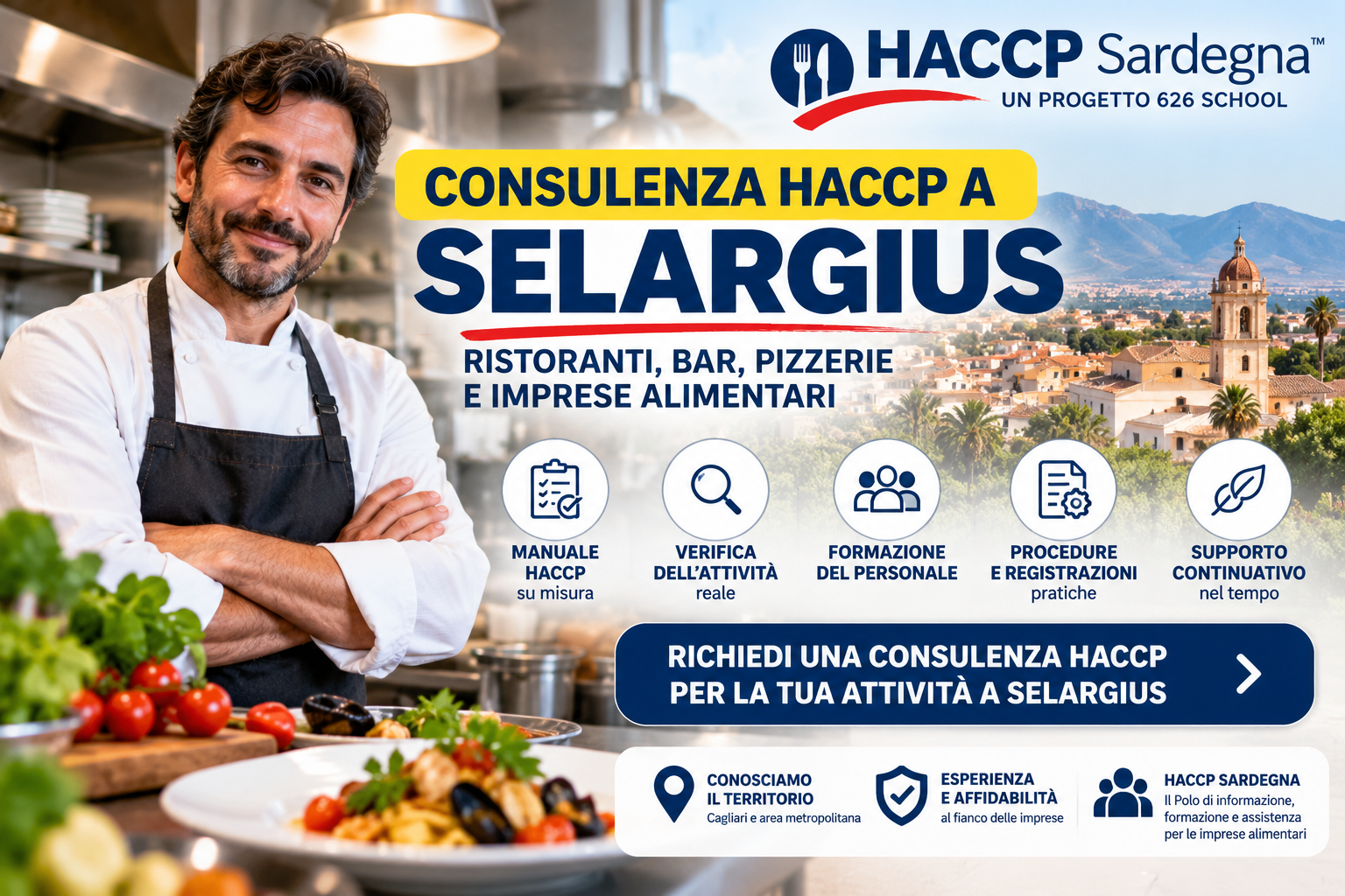 Consulenza HACCP a Selargius: cosa dovrebbe comprendere davvero l’assistenza a un ristorante, bar o pizzeria
