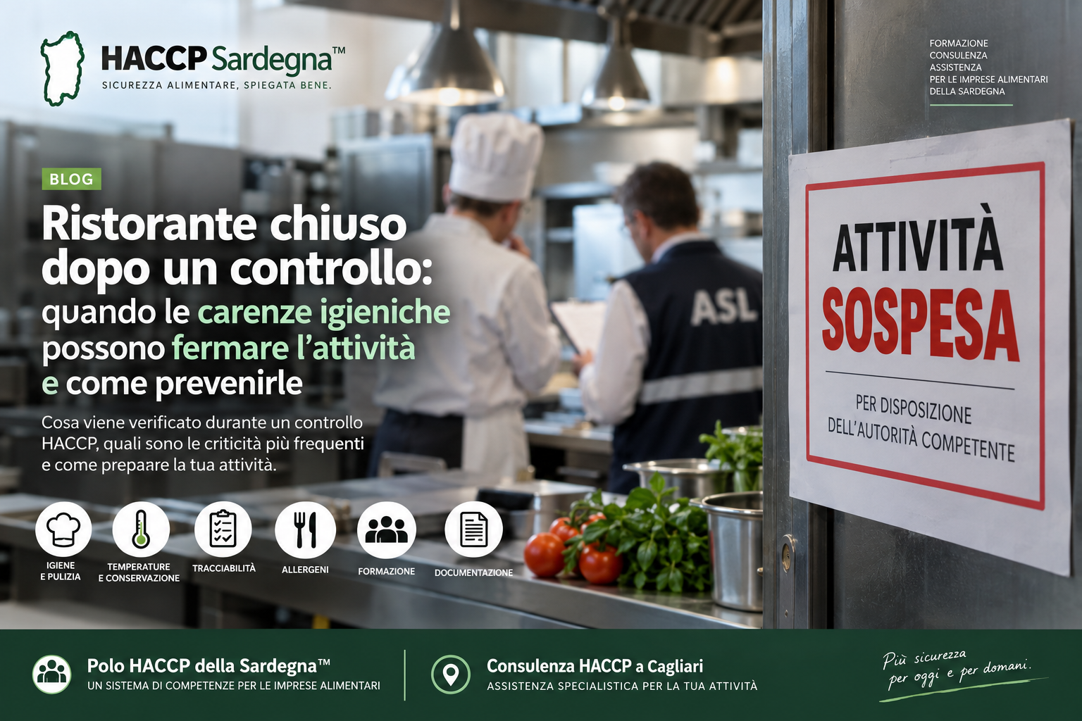 Ristorante chiuso dopo un controllo: quando le carenze igieniche possono fermare l’attività e come prevenirle